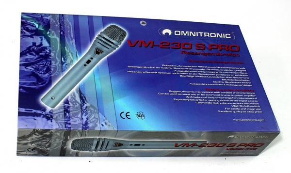 Omnitronic Gesangsmikrofon, VM-230 S Pro